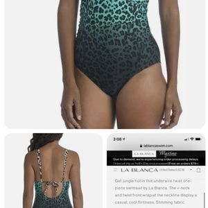 La Blanca 16 swimsuit and coverup